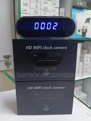 Hd Wifi Table Clock Camera Used for Discreet Surveillance.