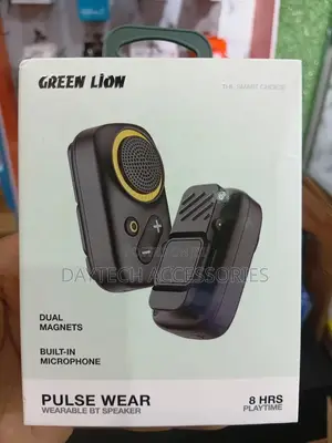 Green Lion Pulse Wear Wearable Bluetooth Speaker Ipx5 Water-Resistant