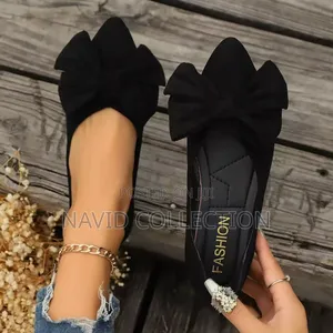 Velvet Point Toe Slip