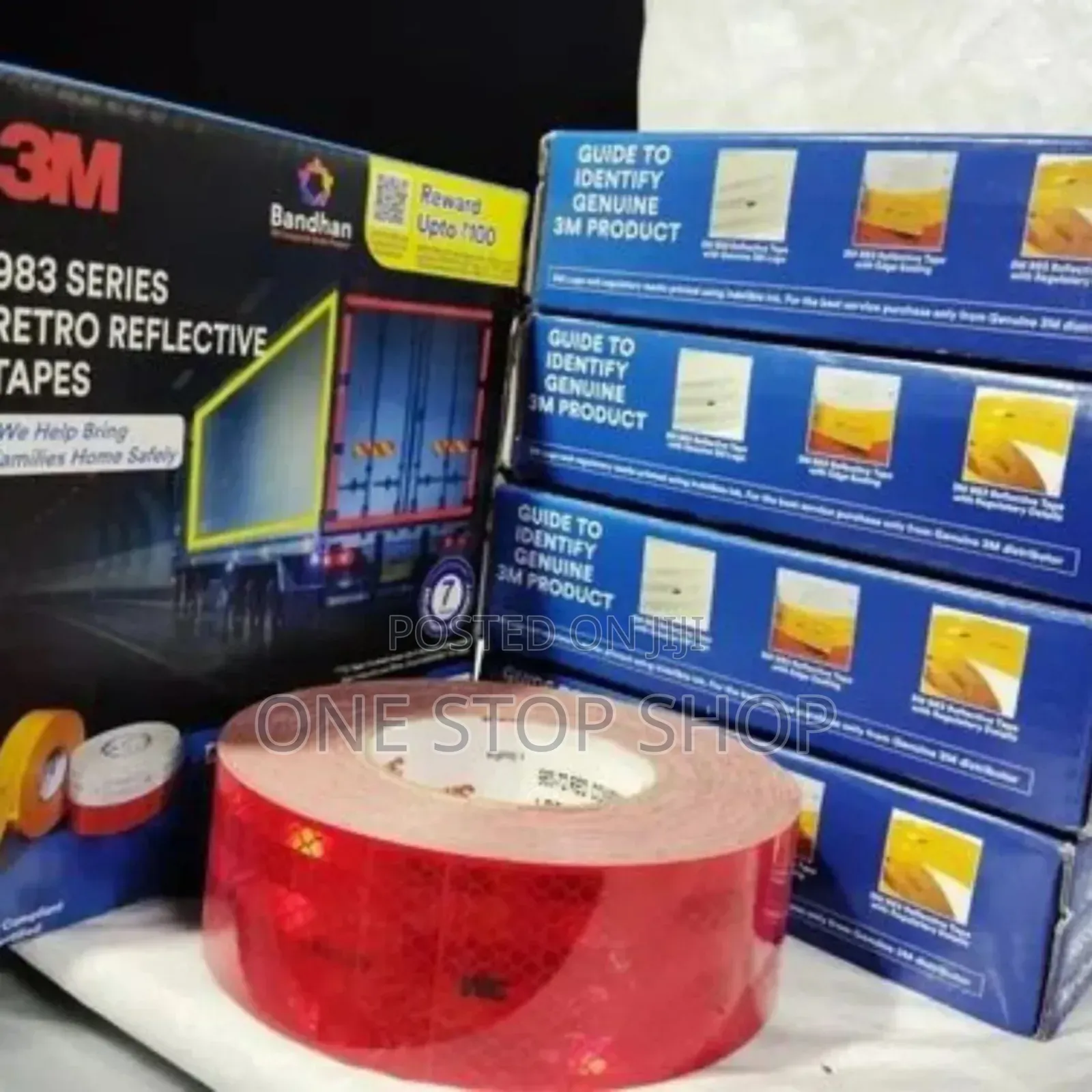 Original 3m Red Reflective Adhesive Tape 50m Roll