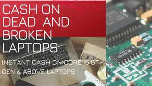 Instant Cash on Laptops, We Buy Dead and Working Laptops for Parts
