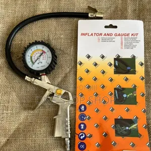 Pressure Inflator Gun Shaped Gauge Kit