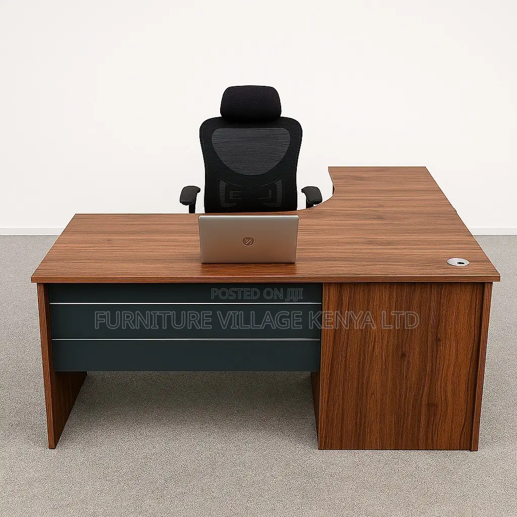 Office Desk; 140cm Curved Executive Office Desk
