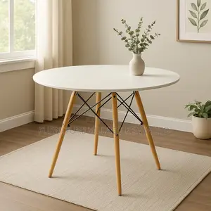 Dining Table; Modern Round Dining Table