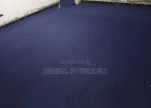 Dark Blue Wall to Wall Carpet Office Carpets Environmental Friendly