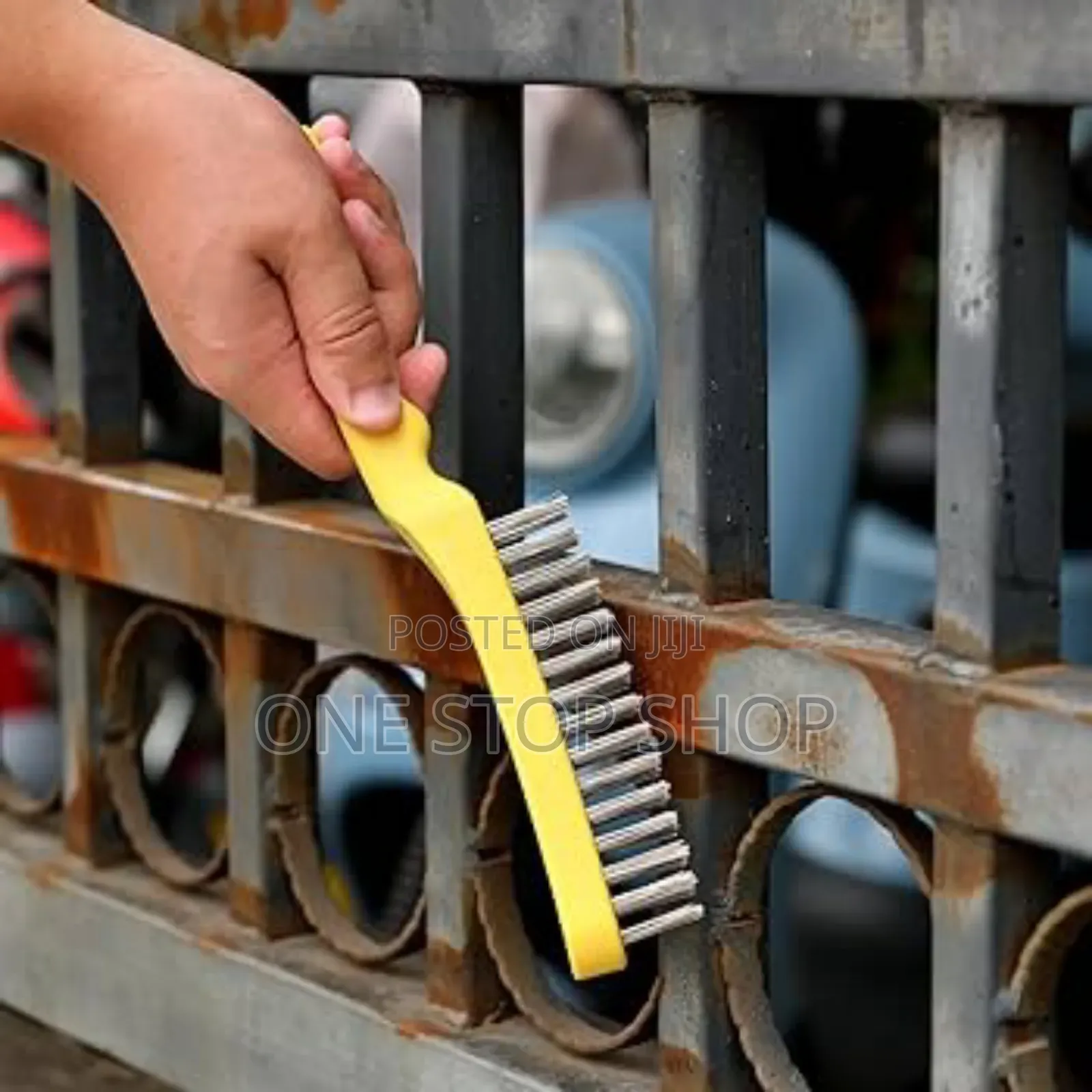 2ps Steel Wire Brush With Metal Scraper