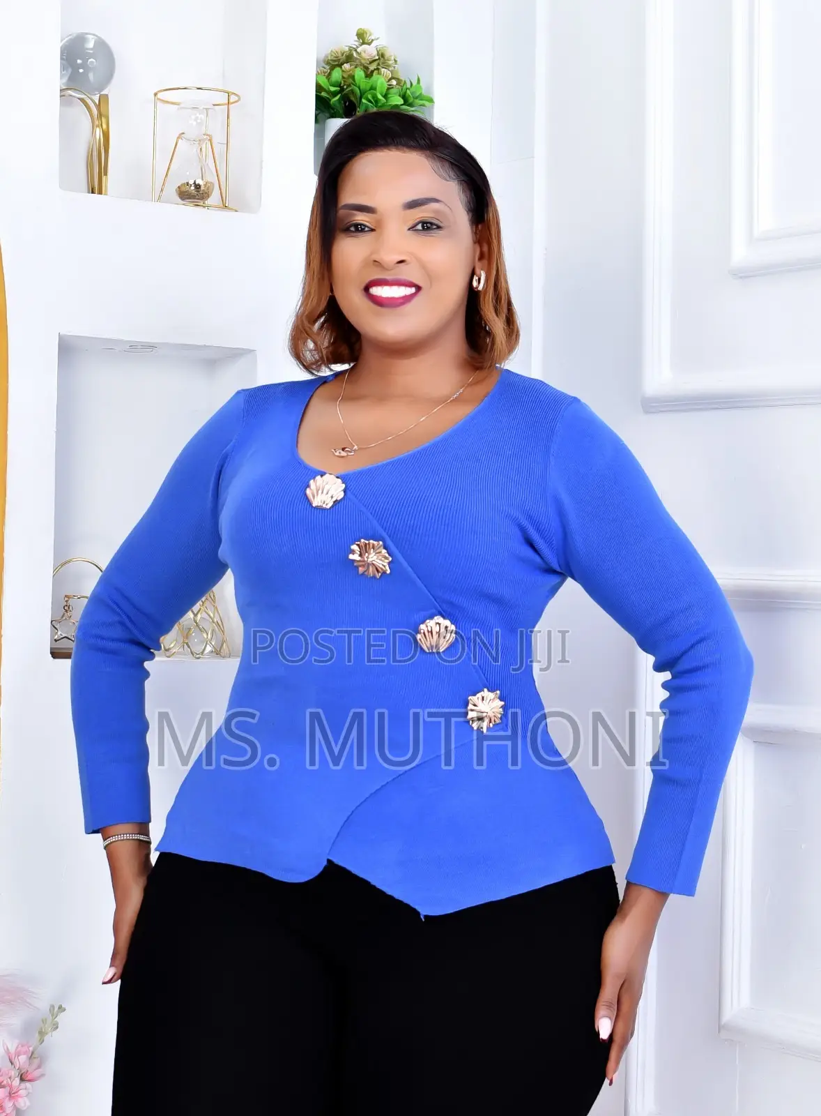 Free Size Classy Tops With Unique Side-Cut Design