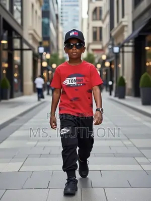 Tommy 3 Pc*(Black-Red) 4-14 Yrs