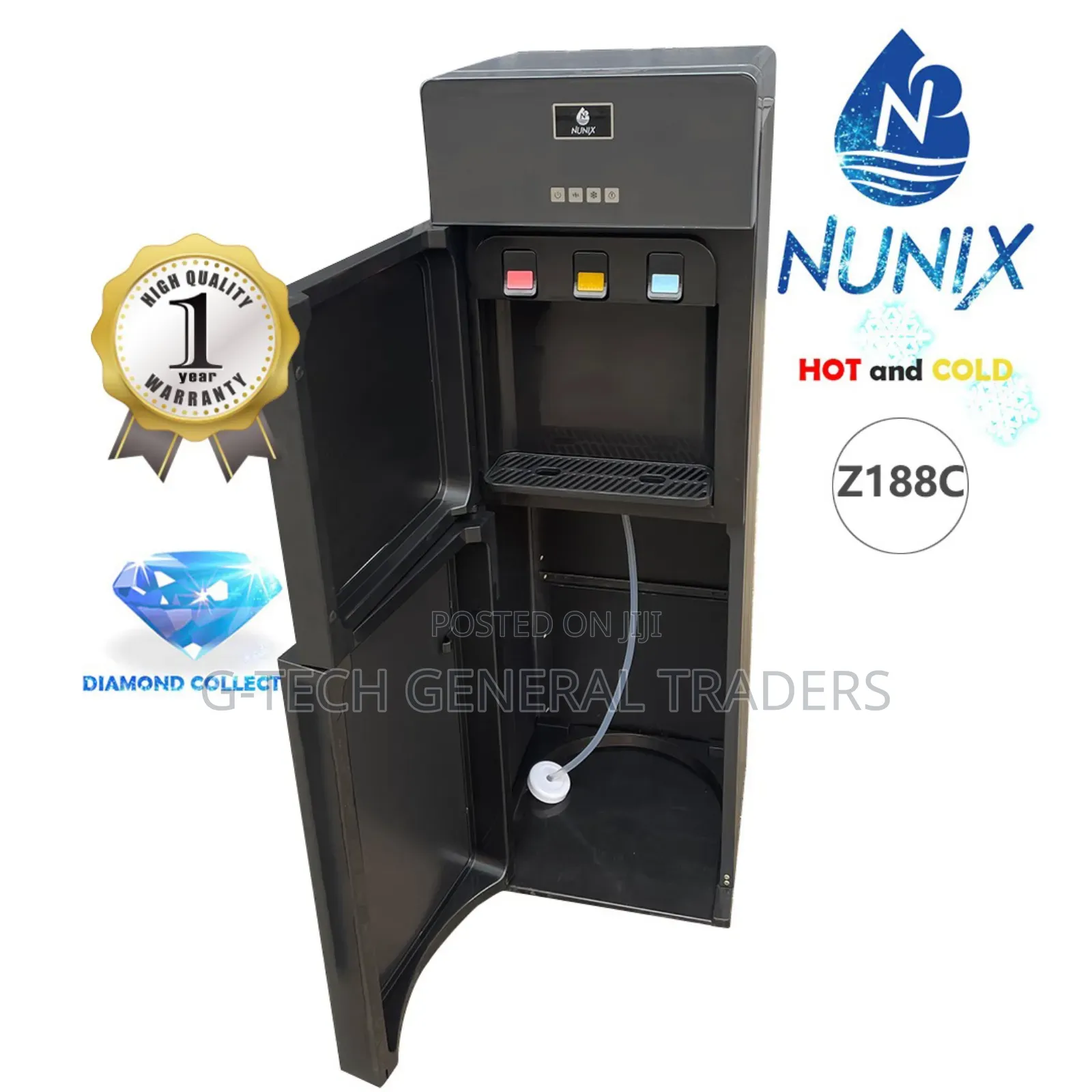 Nunix 3tap Hot, Normal And Cold Bottom Load Water Dispenser