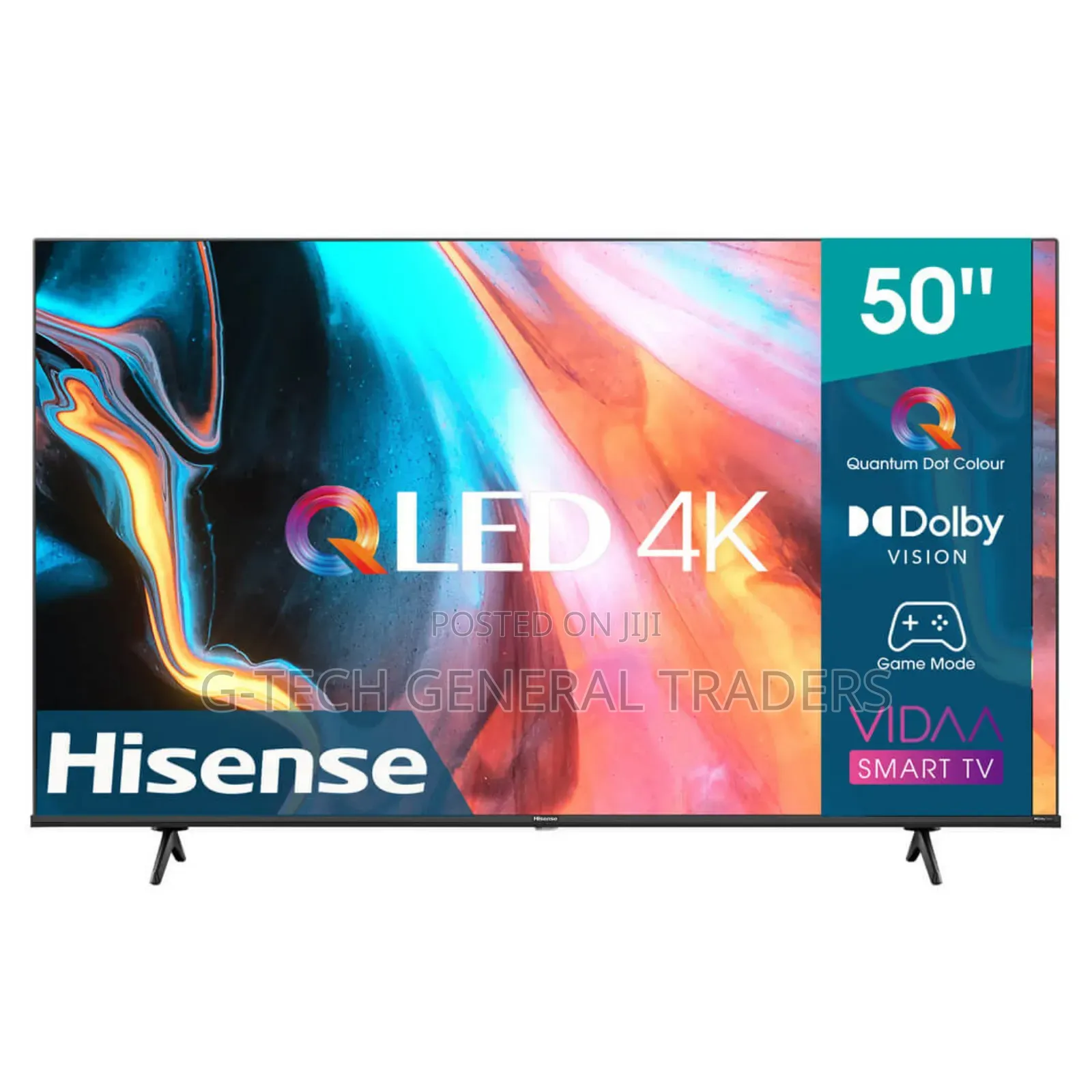 Hisense 50” Qled 4k Smart Tv – Quantum Dot | Dolby Vision | Vidaa