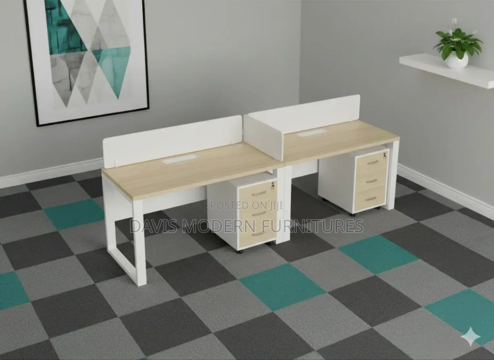 2 Seater Office Workstation