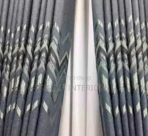 Grey Striped Curtains Curtains Environmental Friendly Justice