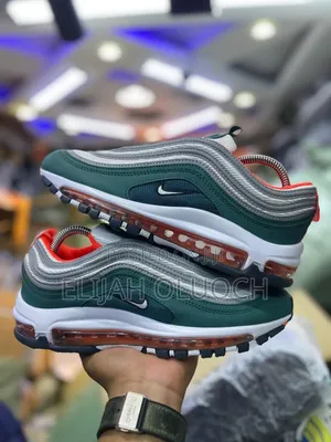 Nike Air  Max 97  Green And Red