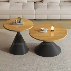 Coffee Table; Nordic Solid Wood Coffee Table