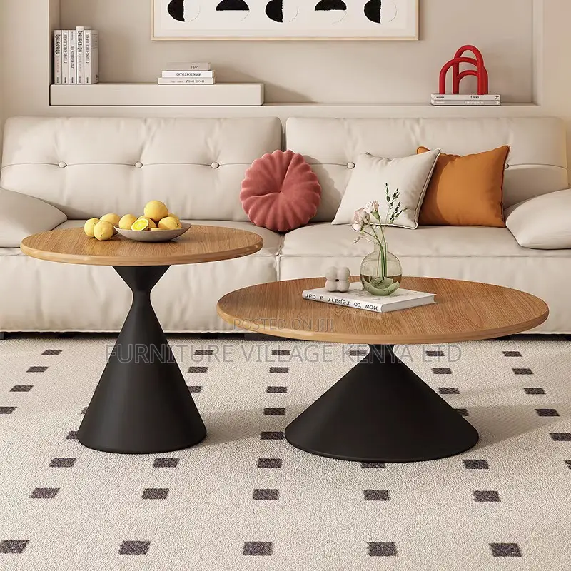 Coffee Table; Nordic Solid Wood Coffee Table