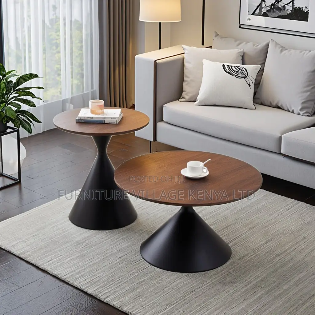 Coffee Table; Nordic Solid Wood Coffee Table