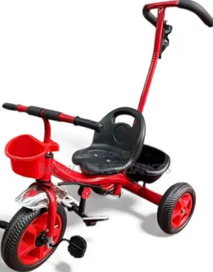 Tricycle With Push Handle