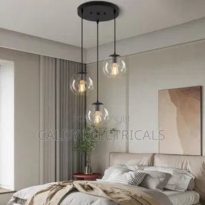 Generic GPDL-7095-3 Bk Is a Modern 3-Light Cluster Pendant Light Yf4