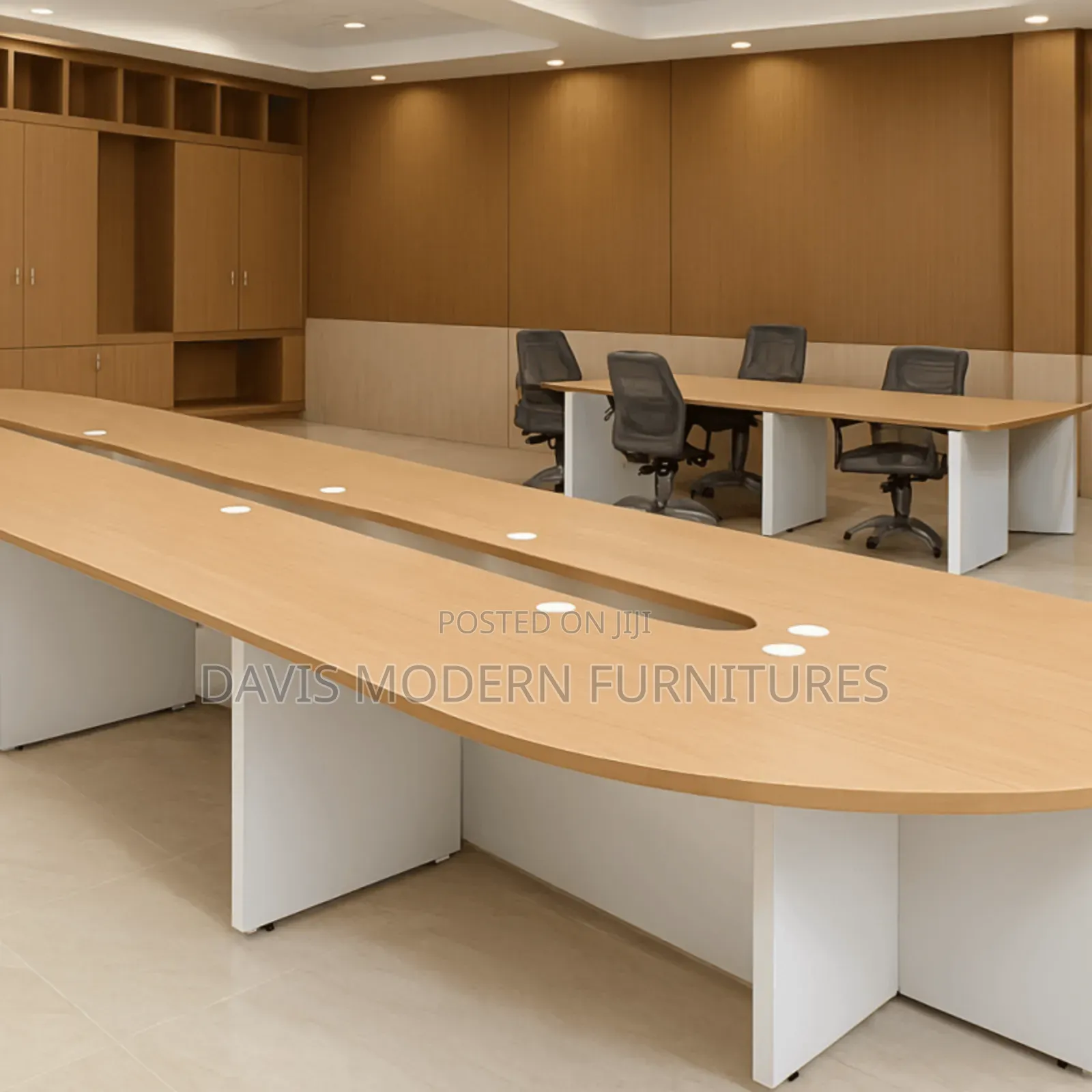 Shaped Boardroom Table