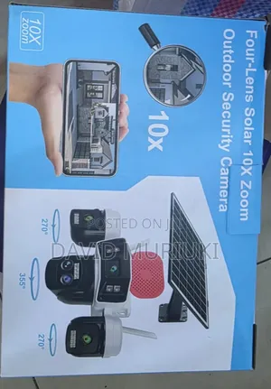 360° Solar Camera With Alarm