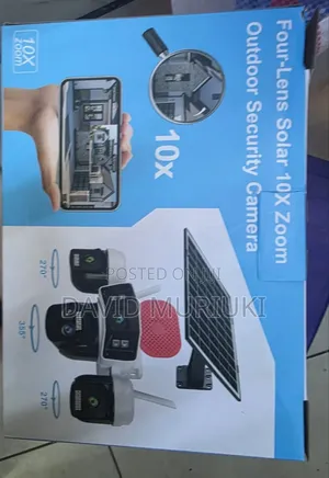 360° Solar Cameras With Alarm