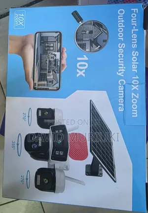 360° Solar Cameras With Alarm.