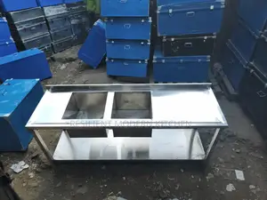 Double Sink Stainless Steel Heavy Duty