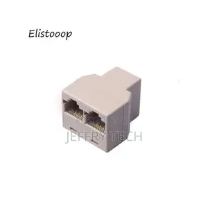 1 to 2 Way Lan Ethernet Network Cable Rj45 Splitter Female