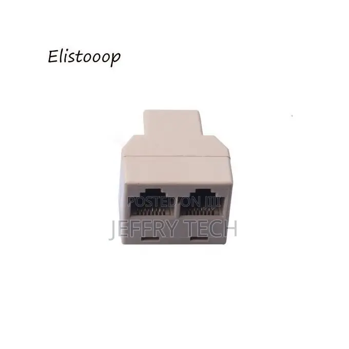 1 to 2 Way Lan Ethernet Network Cable Rj45 Splitter Female
