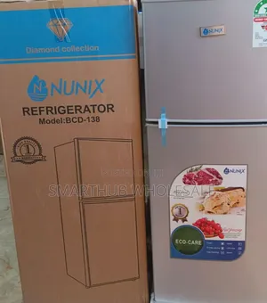 Nunix 138l Double Door Refrigerator