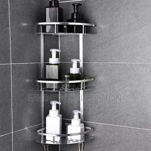 3 Layer Space Aluminium Bathroom Corner Shelf