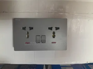 2nk Series Modern Gray Double Sockets