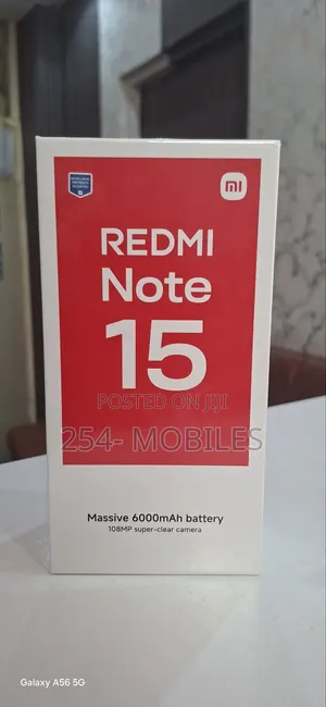 New Xiaomi Redmi Note 15 256 GB Black