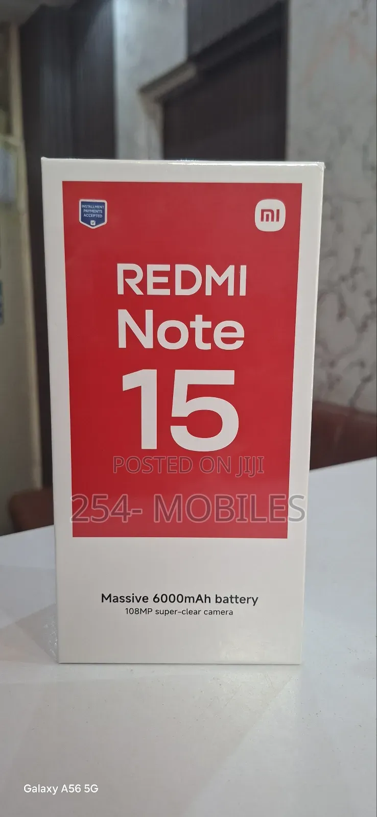 New Xiaomi Redmi Note 15 256 GB Black