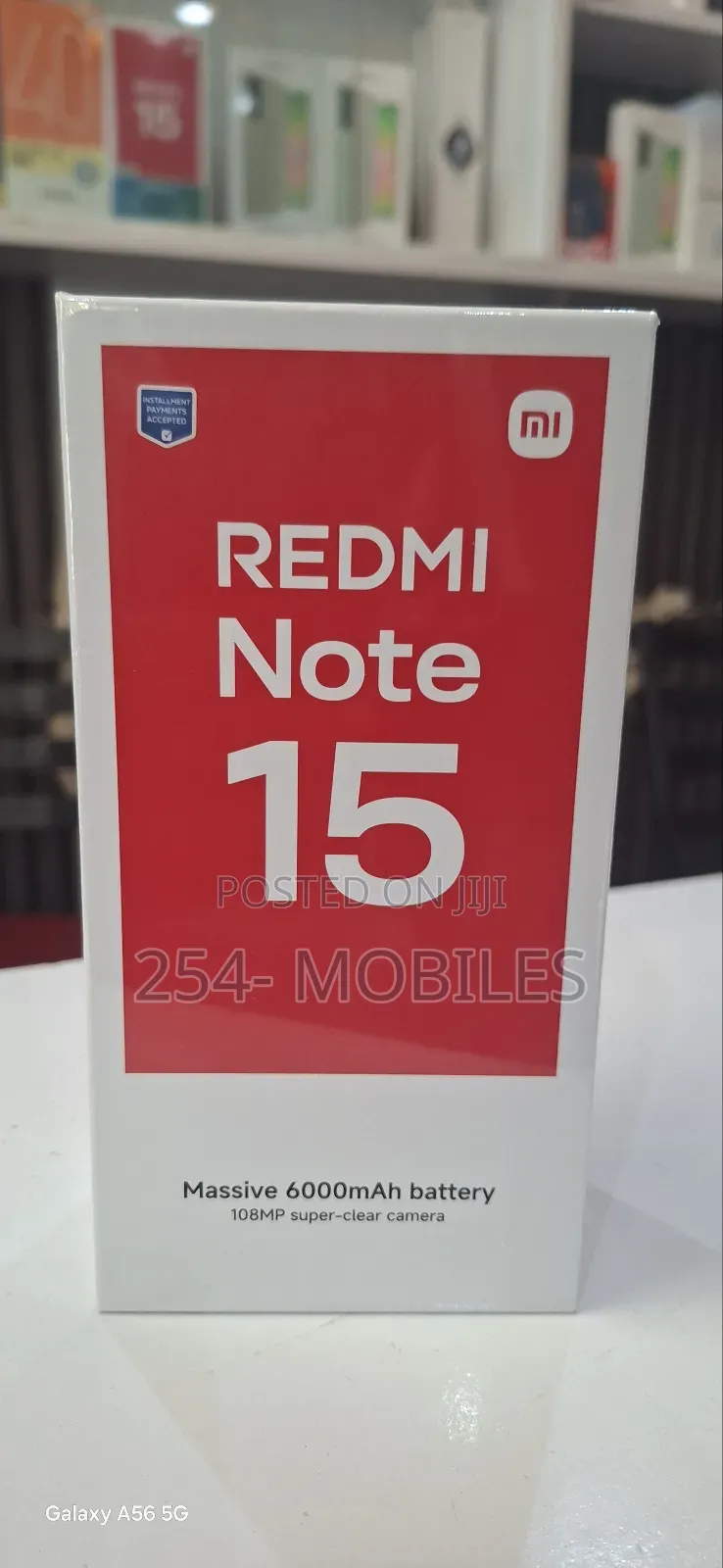 New Xiaomi Redmi Note 15 256 GB Black