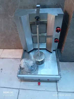 Commercial Gas 2 Burner Shawarma Machine