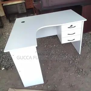 1400mm Curved Clerical Desk With Drawers