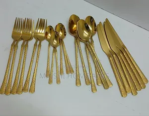 24pcs Luxury Cutlery Set Stainless Steel