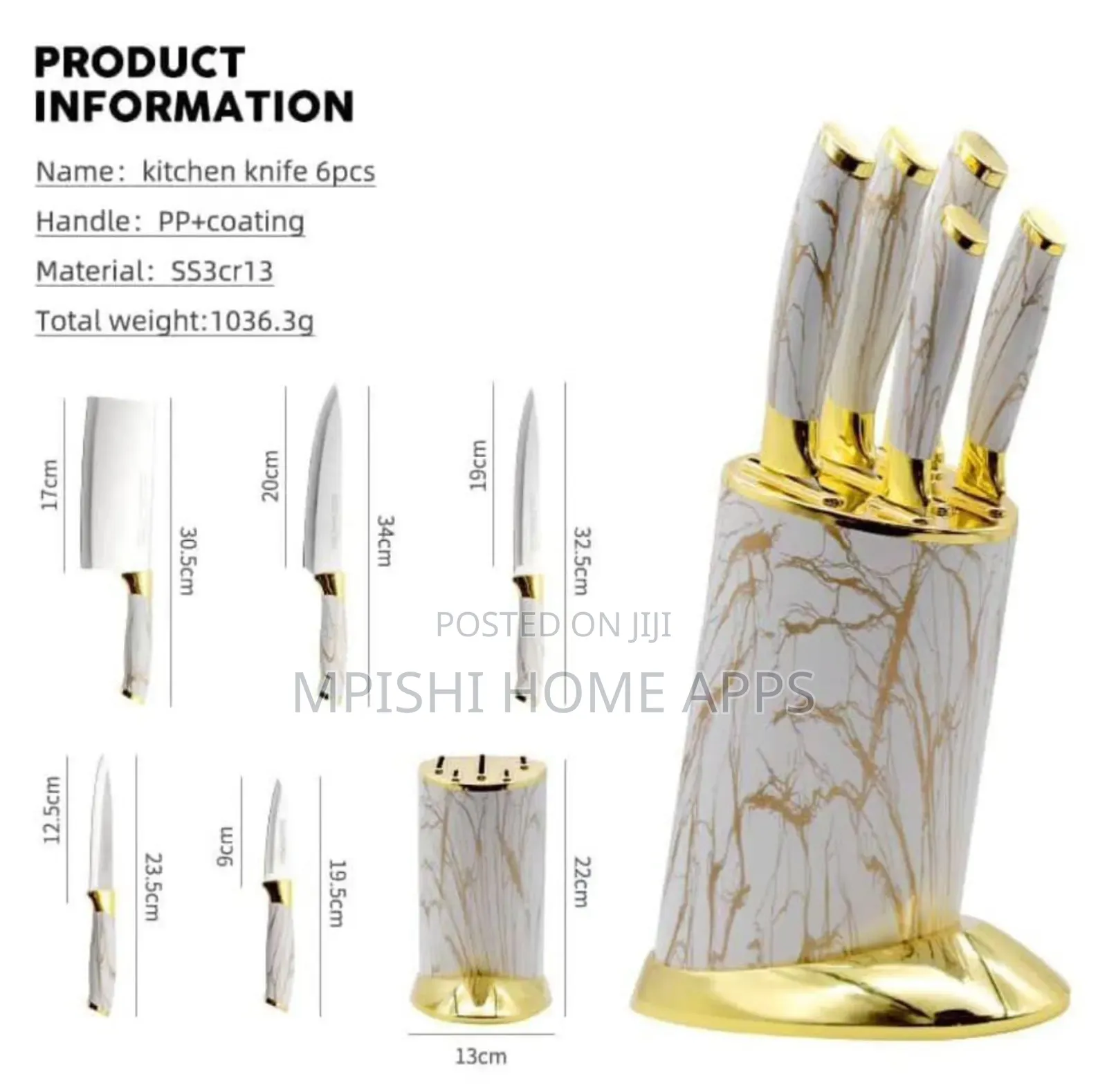 6pcs Kitchen Knife Sets