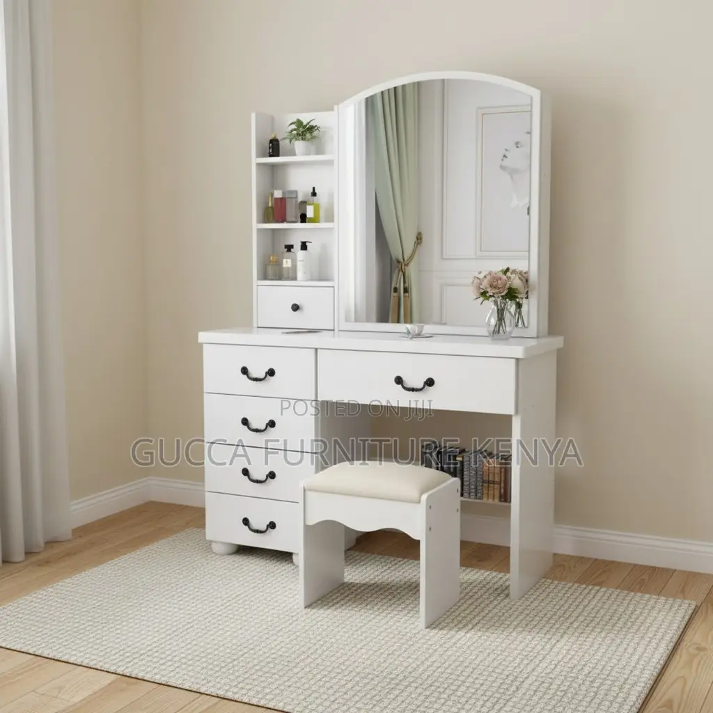 Modern Imported White Vanity Dressing Table