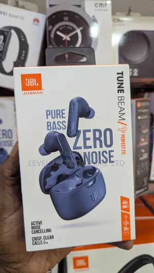 JBL Tune Beam - True Wireless Active Noise Cancelling Earbuds,