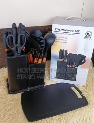 Colour Black New 19pcs Silicone Spoons