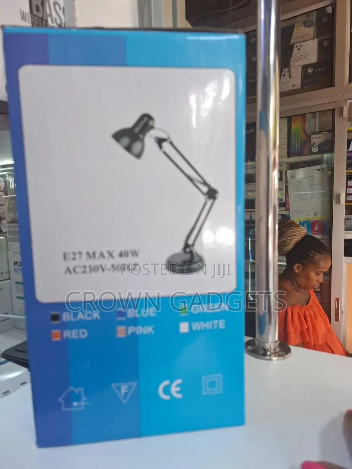 Adjustable Swing Arm Desk Lamp Study Work Light
