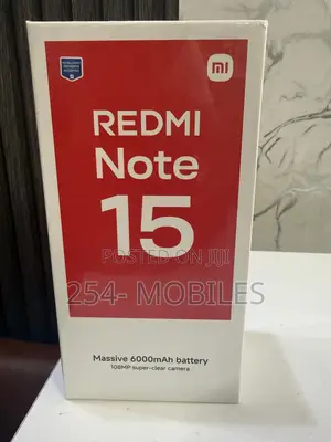 New Xiaomi Redmi Note 15 128 GB Black