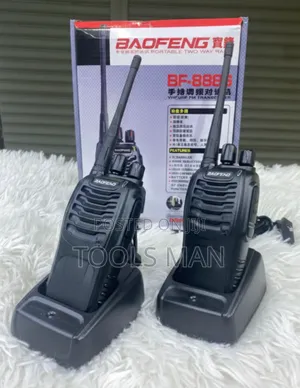 Baofeng Bf-888s Uhf Walkie Talkie. Pair/Two Pieces