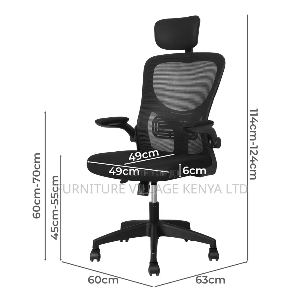 High-back Orthopedic Office Seat