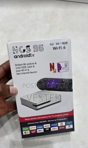 Hcs96 Android14 Set Top Box With Dual Band Wi-Fi Resolution 4+64gb