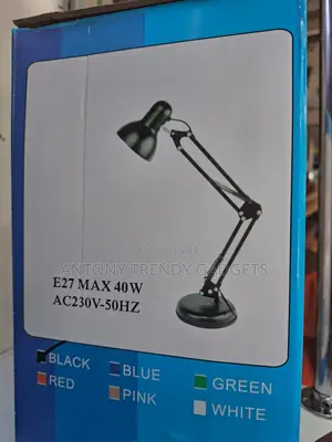 Flexible Arm Table Lamp E27 Bulb Holder 40w Ac230v