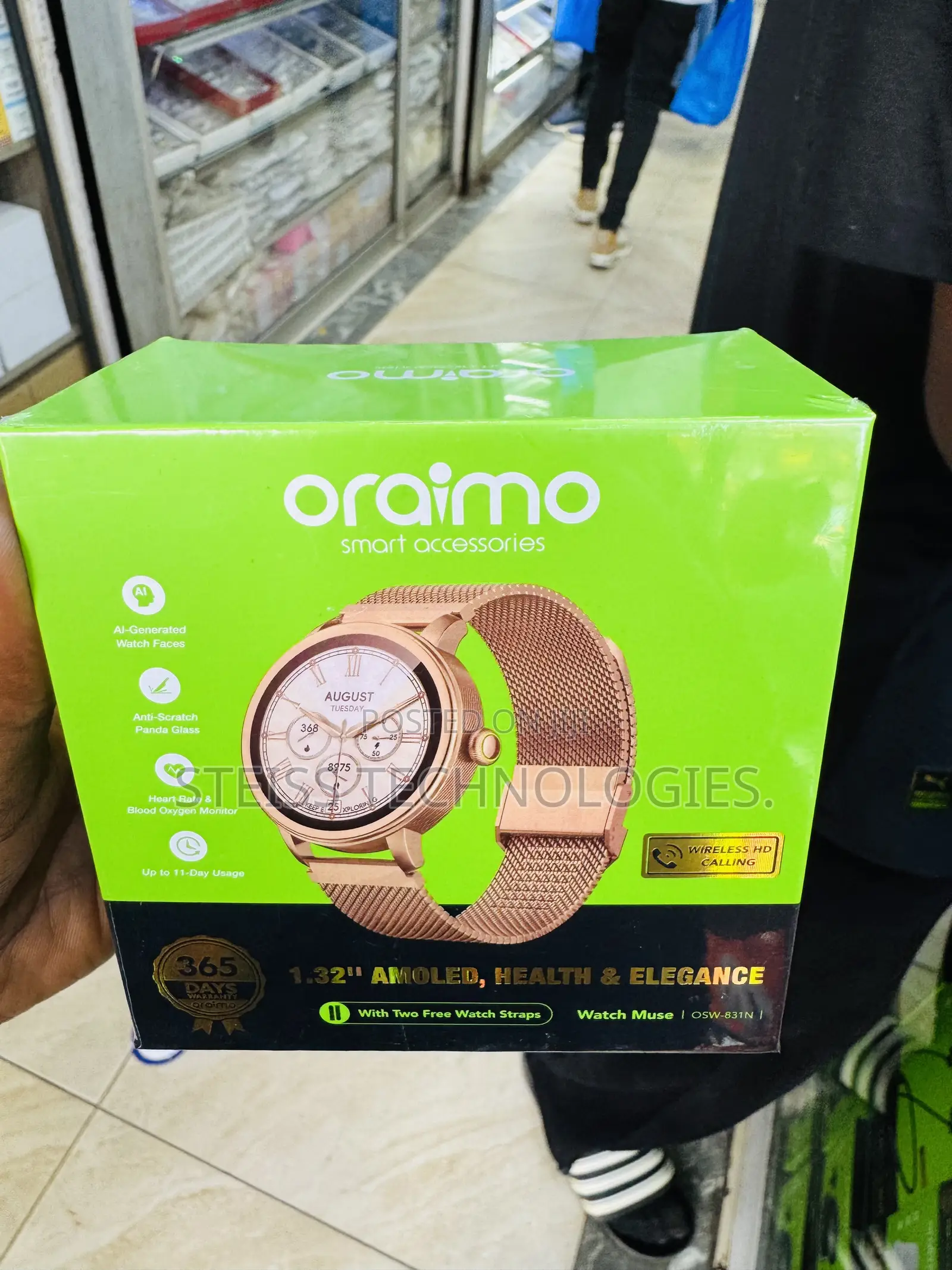 Oraimo Watch Metallic Muse