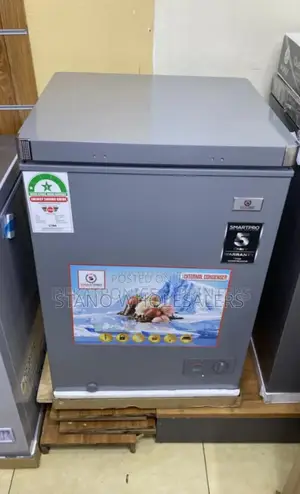 Grey/White Smart Pro 95l Freezer. With Quality Freezer